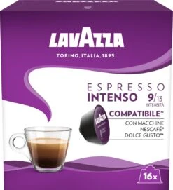 Lavazza Espresso Intenso Capsules - Geschikt Voor Dolce Gusto Apparaat - 16 Stuks X3 8 Lavazza Espresso Intenso Capsules - Geschikt Voor Dolce Gusto Apparaat - 16 Stuks X3 -Koffieproducten 1095x1200