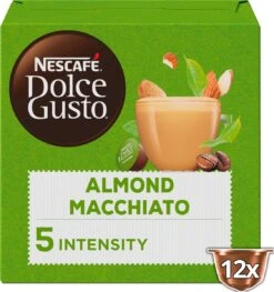 Nescafé Dolce Gusto Almond Macchiato Capsules - Vegan Koffie - 36 Koffiecups -Koffieproducten 1126x1200