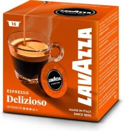 Lavazza A Modo Mio Delizioso Cups Grootverpakking - 16 X 16 Stuks 6 Lavazza A Modo Mio Delizioso Cups Grootverpakking - 16 X 16 Stuks -Koffieproducten 1130x1200