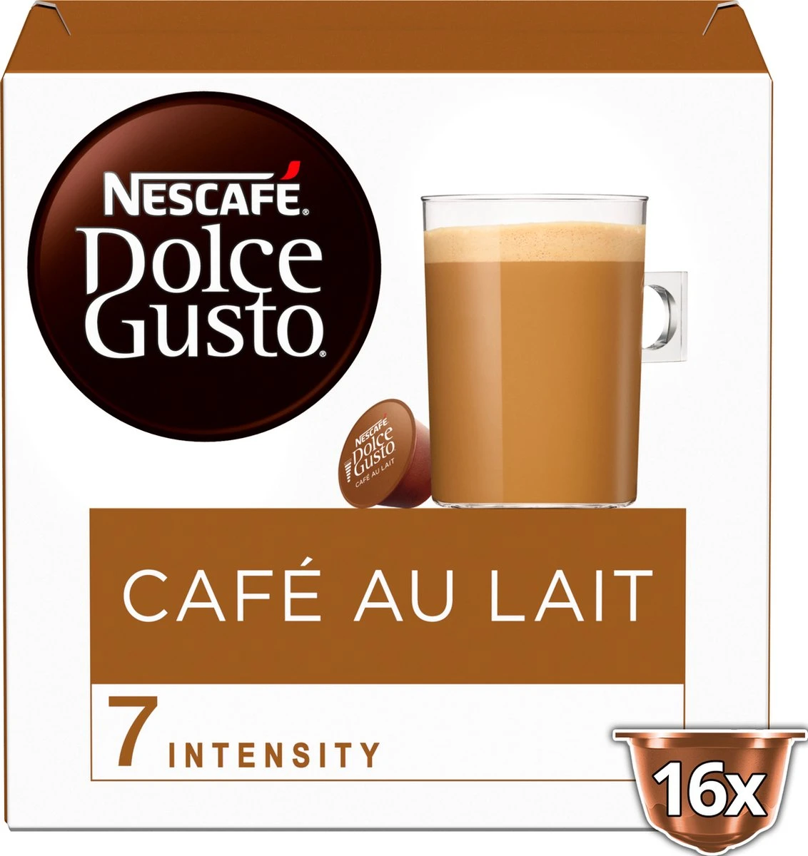 Nescafé Dolce Gusto - Capsules - Cafe Au Lait - 48 Koffiecups - Geschikt Voor 24 Koppen Koffie 5 Nescafé Dolce Gusto - Capsules - Cafe Au Lait - 48 Koffiecups - Geschikt Voor 24 Koppen Koffie - Afbeelding 3