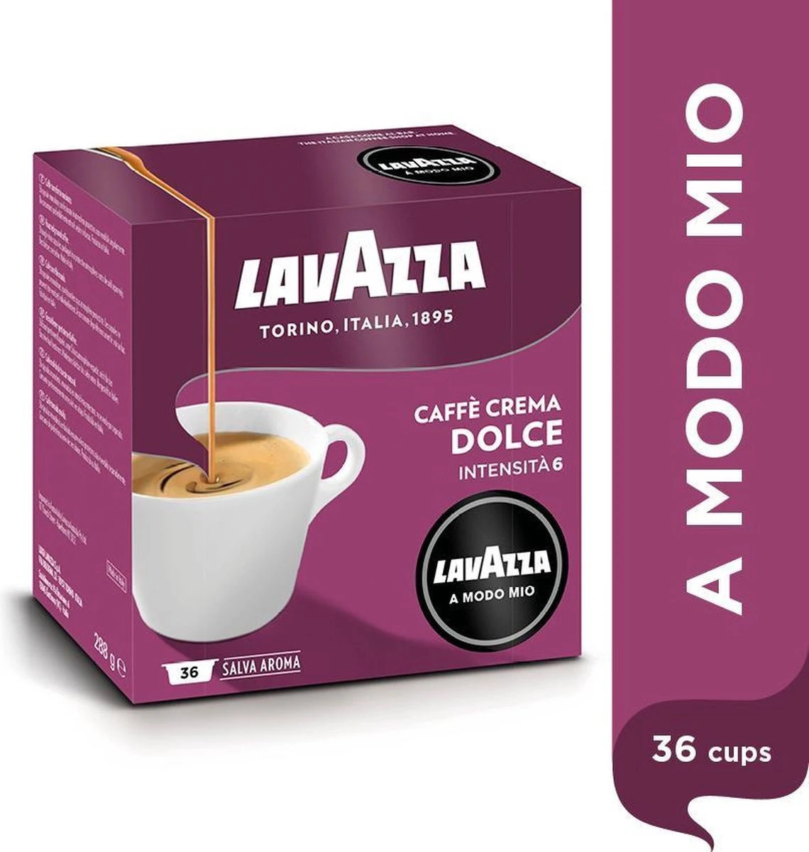 Lavazza A Modo Mio Lungo Dolce 36 Stuks 4 Lavazza A Modo Mio Lungo Dolce 36 Stuks - Afbeelding 2