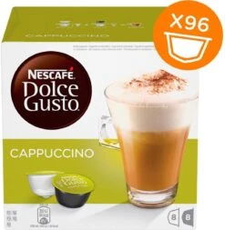 Nescafé Dolce Gusto Cappuccino - 6 X 16 Capsules 8 Nescafé Dolce Gusto Cappuccino - 6 X 16 Capsules -Koffieproducten 1171x1200 1