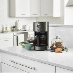 Koffieproducten -Koffieproducten 12 Cup Coffeemaker 2C Stainless Steel Black 1