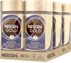 Nescafé Gold Decafé Oploskoffie - 6 Potten à 100 Gram