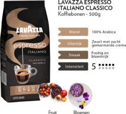 Lavazza Espresso Italiano Classico Koffiebonen - 500 Gram X4 11 Lavazza Espresso Italiano Classico Koffiebonen - 500 Gram X4 -Koffieproducten 1200x1082 1
