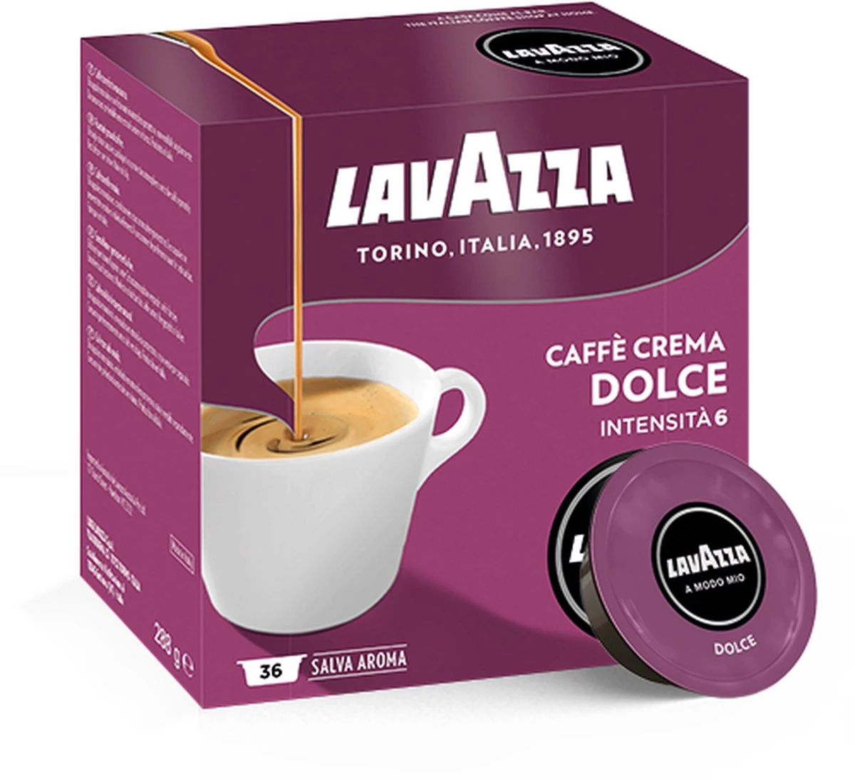 Lavazza A Modo Mio Lungo Dolce 36 Stuks 3 Lavazza A Modo Mio Lungo Dolce 36 Stuks