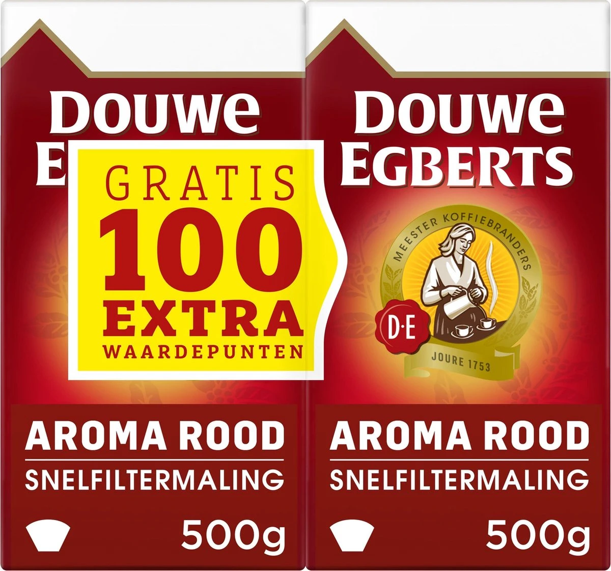 Douwe Egberts Aroma Rood Filterkoffie - Dubbelpak 6 X 1000 Gram 10 Douwe Egberts Aroma Rood Filterkoffie - Dubbelpak 6 X 1000 Gram - Afbeelding 8