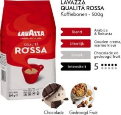 Lavazza Qualita Rossa Koffiebonen - 500 Gram X6 11 Lavazza Qualita Rossa Koffiebonen - 500 Gram X6 -Koffieproducten 1200x1144