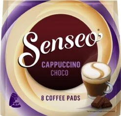 Senseo Cappuccino Choco Koffiepads - 2/9 Intensiteit - 4 X 8 Pads 18 Senseo Cappuccino Choco Koffiepads - 2/9 Intensiteit - 4 X 8 Pads -Koffieproducten 1200x1152
