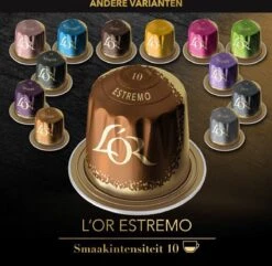 L'OR Lungo Estremo Koffiecups - Intensiteit 10/12 - 10 X 10 Capsules 23 L'OR Lungo Estremo Koffiecups - Intensiteit 10/12 - 10 X 10 Capsules -Koffieproducten 1200x1173 2