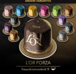 L'OR Espresso Forza Koffiecups - Intensiteit 9/12 - 10 X 10 Capsules 21 L'OR Espresso Forza Koffiecups - Intensiteit 9/12 - 10 X 10 Capsules -Koffieproducten 1200x1173 7