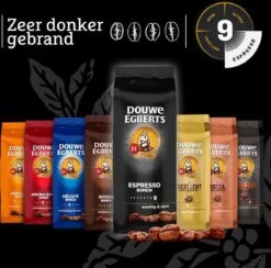 Douwe Egberts Espresso Koffiebonen - 4 X 500 Gram 16 Douwe Egberts Espresso Koffiebonen - 4 X 500 Gram -Koffieproducten 1200x1183