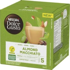 Nescafé Dolce Gusto Almond Macchiato Capsules - Vegan Koffie - 36 Koffiecups -Koffieproducten 1200x1184 1