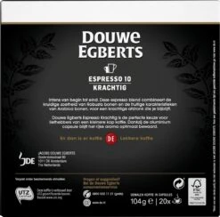 Douwe Egberts Espresso Krachtig Koffiecups - Intensiteit 10/12 - 10 X 20 Capsules 13 Douwe Egberts Espresso Krachtig Koffiecups - Intensiteit 10/12 - 10 X 20 Capsules -Koffieproducten 1200x1184 4