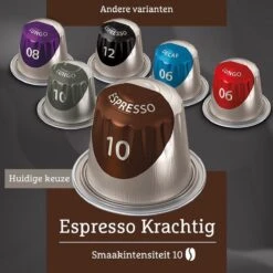 Douwe Egberts Espresso Krachtig Koffiecups - Intensiteit 10/12 - 10 X 20 Capsules 15 Douwe Egberts Espresso Krachtig Koffiecups - Intensiteit 10/12 - 10 X 20 Capsules -Koffieproducten 1200x1200 108