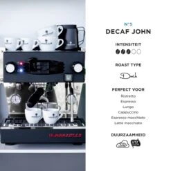Aroma Club - Cafeïnevrije Koffiebonen 1KG - No. 5 Decaf John - Koffie Intensiteit 3/5 10 Aroma Club - Cafeïnevrije Koffiebonen 1KG - No. 5 Decaf John - Koffie Intensiteit 3/5 -Koffieproducten 1200x1200 182