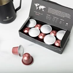 Aroma Club - Nespresso Compatible Capsules (120 St.) - No. 4 Fair Frank - Intensiteit 4/5 - Espresso - 100% Aluminium Koffiecups 11 Aroma Club - Nespresso Compatible Capsules (120 St.) - No. 4 Fair Frank - Intensiteit 4/5 - Espresso - 100% Aluminium Koffiecups -Koffieproducten 1200x1200 29
