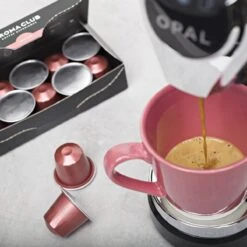 Aroma Club - Nespresso Compatible Capsules (120 St.) - No. 4 Fair Frank - Intensiteit 4/5 - Espresso - 100% Aluminium Koffiecups 14 Aroma Club - Nespresso Compatible Capsules (120 St.) - No. 4 Fair Frank - Intensiteit 4/5 - Espresso - 100% Aluminium Koffiecups -Koffieproducten 1200x1200 32