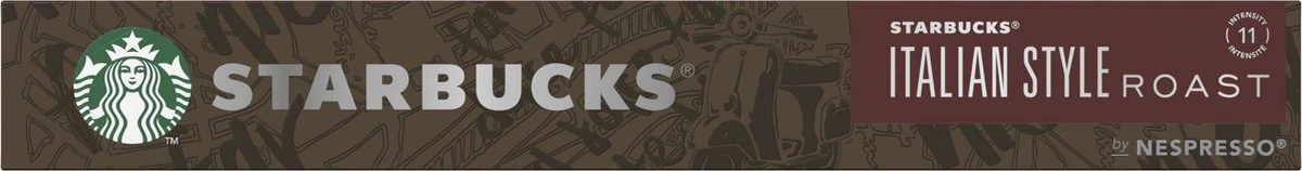 Starbucks By Nespresso Capsules Italian Roast - 12 Doosjes à 10 Koffiecups 4 Starbucks By Nespresso Capsules Italian Roast - 12 Doosjes à 10 Koffiecups - Afbeelding 2