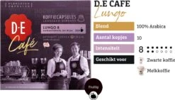Douwe Egberts D.E Café Lungo Koffiecups - Intesiteit 8/12 - 10 X 20 Capsules 14 Douwe Egberts D.E Café Lungo Koffiecups - Intesiteit 8/12 - 10 X 20 Capsules -Koffieproducten 1200x685 1