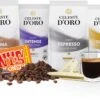 Celeste D’Oro - Koffiebonen Proefpakket - Koffie Cadeaupakket - 4 Soorten Koffie, Chocolade, Gouden Clip En Glazen (260 Ml) – 4 X 250g -Koffieproducten 1200x769