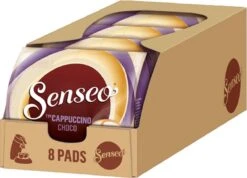 Senseo Cappuccino Choco Koffiepads - 2/9 Intensiteit - 4 X 8 Pads 20 Senseo Cappuccino Choco Koffiepads - 2/9 Intensiteit - 4 X 8 Pads -Koffieproducten 1200x863
