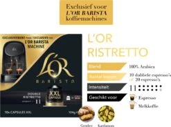 L'OR BARISTA XXL Ristretto (11) - 5 X 10 Koffiecups 18 L'OR BARISTA XXL Ristretto (11) - 5 X 10 Koffiecups -Koffieproducten 1200x896