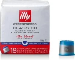 Illy - Iperespresso Koffie Home Classico Lungo 6 X 18 Capsules 8 Illy - Iperespresso Koffie Home Classico Lungo 6 X 18 Capsules -Koffieproducten 1200x956 1