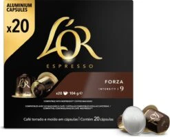 L'OR Espresso Forza Koffiecups - Intensiteit 9/12 - 10 X 20 Capsules 18 L'OR Espresso Forza Koffiecups - Intensiteit 9/12 - 10 X 20 Capsules -Koffieproducten 1200x968
