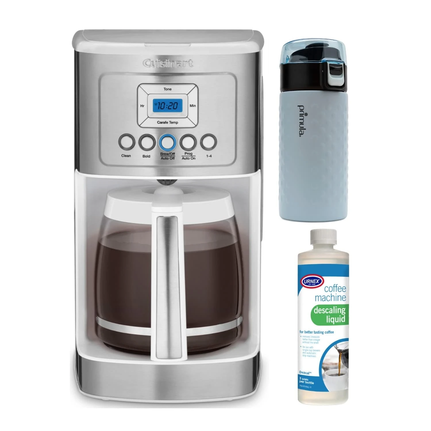 14-Cup Programmable Coffeemaker Bundle With Tumbler And Descaling Liquid 4 14-Cup Programmable Coffeemaker Bundle With Tumbler And Descaling Liquid - Afbeelding 2