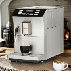 15 Bar Fully Automatic Freshly Ground Coffee Machine With Fancy And Black Coffee, Double Boilers, Bevel Gear Grinder System 16 15 Bar Fully Automatic Freshly Ground Coffee Machine With Fancy And Black Coffee, Double Boilers, Bevel Gear Grinder System -Koffieproducten 15 Bar Fully Automatic Freshly Ground Coffee Machine with Fancy and Black Coffee2C Double Boilers2C Bevel Gear Grinder System 2