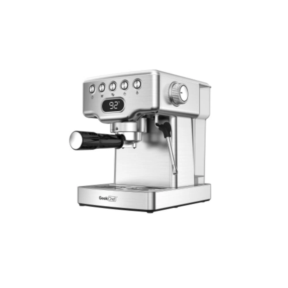 20-bar Semi Automatic Espresso Machine In Stainless Steel With Milk Frother For Latte,1.8L Water Tank 4 20-bar Semi Automatic Espresso Machine In Stainless Steel With Milk Frother For Latte,1.8L Water Tank - Afbeelding 2
