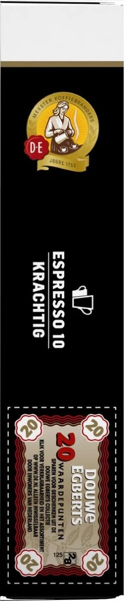 Douwe Egberts Espresso Krachtig Koffiecups - Intensiteit 10/12 - 10 X 20 Capsules 18 Douwe Egberts Espresso Krachtig Koffiecups - Intensiteit 10/12 - 10 X 20 Capsules -Koffieproducten 249x1200 5