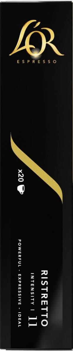 L'OR Espresso Ristretto Koffiecups - Intensiteit 11/12 - 10 X 20 Capsules -Koffieproducten 251x1200 4