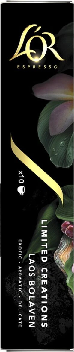 L'OR Espresso Limited Creations Laos Bolaven Koffiecups - Intensiteit 7/12 - 10 X 10 Capsules -Koffieproducten 252x1200 3