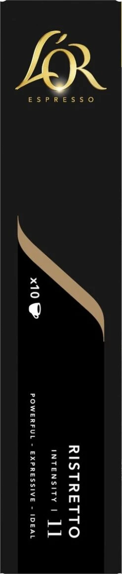 L'OR Espresso Ristretto (11) - 10 X 10 Koffiecups 15 L'OR Espresso Ristretto (11) - 10 X 10 Koffiecups -Koffieproducten 255x1200 1