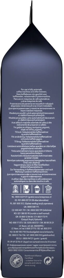 L'OR Espresso Fortissimo Koffiebonen (10) - 4 X 500 Gram 16 L'OR Espresso Fortissimo Koffiebonen (10) - 4 X 500 Gram -Koffieproducten 276x1200 1