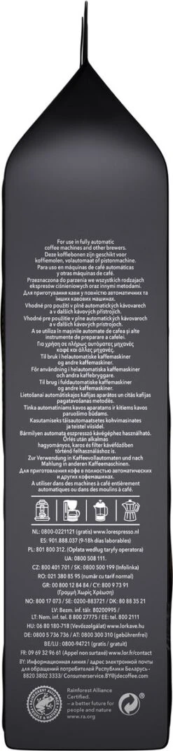 L'OR Espresso Onyx Koffiebonen (12) - 4 X 500 Gram -Koffieproducten 277x1200