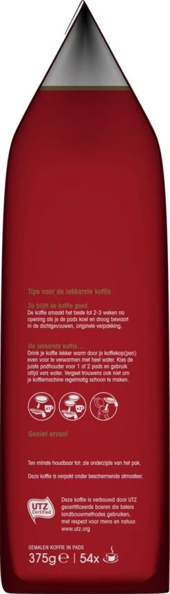 Douwe Egberts Aroma Rood Koffiepads - 4 X 54 Pads 13 Douwe Egberts Aroma Rood Koffiepads - 4 X 54 Pads -Koffieproducten 345x1200