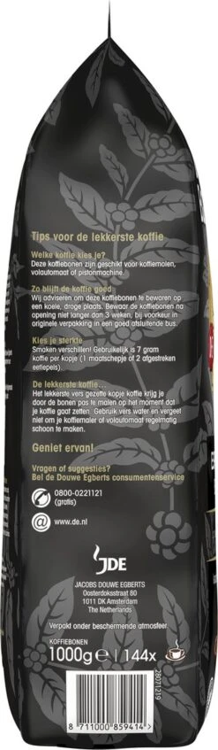 Douwe Egberts Espresso Koffiebonen - 4 X 1000 Gram - Extra Grote Verpakking -Koffieproducten 350x1200 1