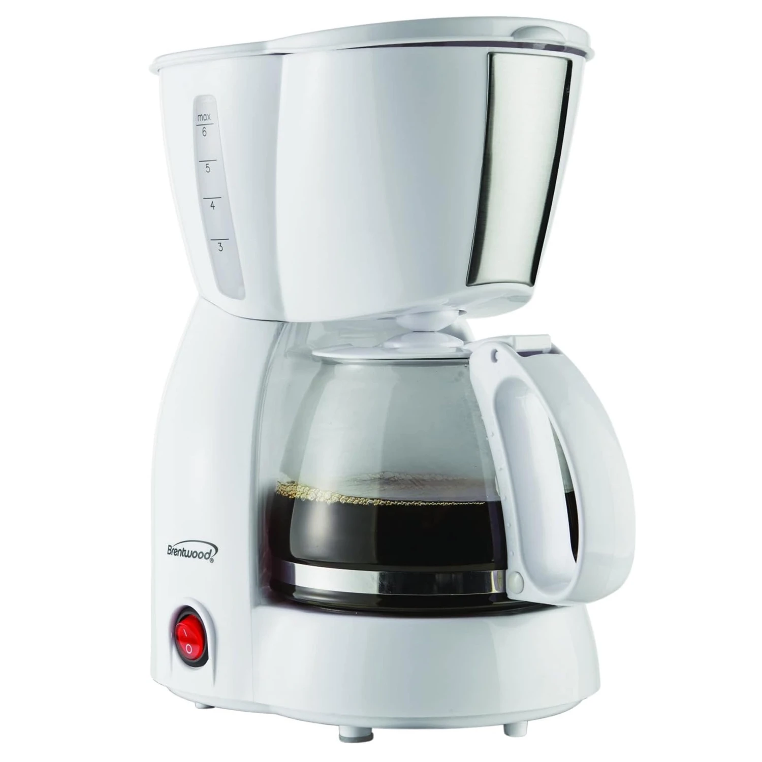 4 Cup Coffee Maker In White 5 4 Cup Coffee Maker In White - Afbeelding 3