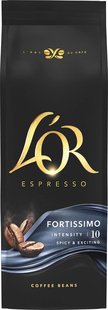 L'OR Espresso Fortissimo Koffiebonen (10) - 4 X 500 Gram 10 L'OR Espresso Fortissimo Koffiebonen (10) - 4 X 500 Gram - Afbeelding 8