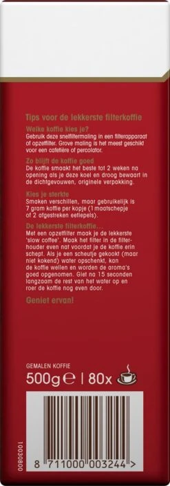 Douwe Egberts Aroma Rood Filterkoffie - 6 X 500 Gram 13 Douwe Egberts Aroma Rood Filterkoffie - 6 X 500 Gram -Koffieproducten 420x1200 4