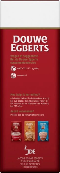 Douwe Egberts Aroma Rood Filterkoffie - 6 X 500 Gram 14 Douwe Egberts Aroma Rood Filterkoffie - 6 X 500 Gram -Koffieproducten 420x1200 5