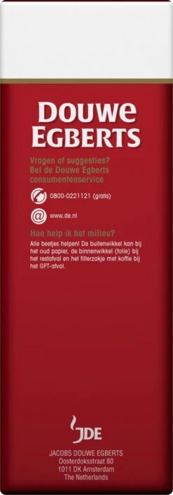 Douwe Egberts Aroma Rood Donker Filterkoffie - 6 X 500 Gram 11 Douwe Egberts Aroma Rood Donker Filterkoffie - 6 X 500 Gram -Koffieproducten 420x1200 7