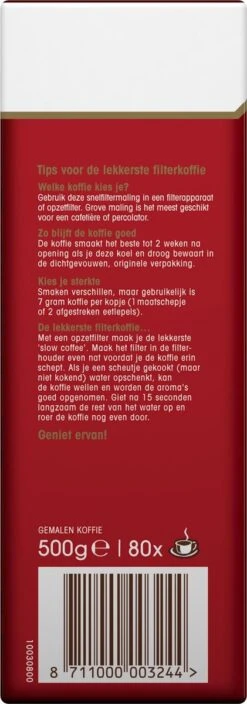 Douwe Egberts Aroma Rood Filterkoffie - 15 X 500 Gram 8 Douwe Egberts Aroma Rood Filterkoffie - 15 X 500 Gram -Koffieproducten 421x1200 2