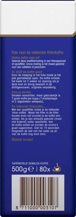 Douwe Egberts Decafé Filterkoffie - 6 X 500 Gram 14 Douwe Egberts Decafé Filterkoffie - 6 X 500 Gram -Koffieproducten 421x1200 4