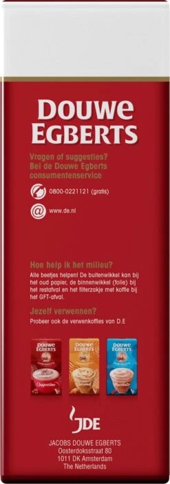 Douwe Egberts Aroma Rood Filterkoffie - Dubbelpak 6 X 1000 Gram 14 Douwe Egberts Aroma Rood Filterkoffie - Dubbelpak 6 X 1000 Gram -Koffieproducten 423x1200 1