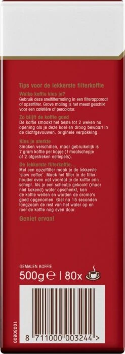 Douwe Egberts Aroma Rood Filterkoffie - Dubbelpak 6 X 1000 Gram 13 Douwe Egberts Aroma Rood Filterkoffie - Dubbelpak 6 X 1000 Gram -Koffieproducten 423x1200