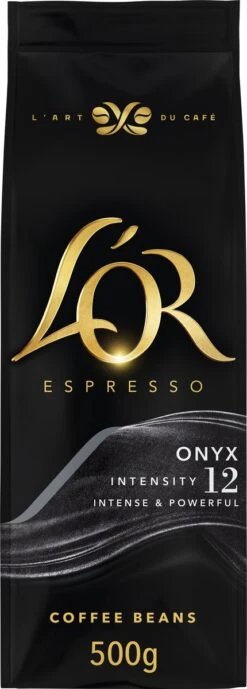 L'OR Espresso Onyx Koffiebonen (12) - 4 X 500 Gram -Koffieproducten 430x1200